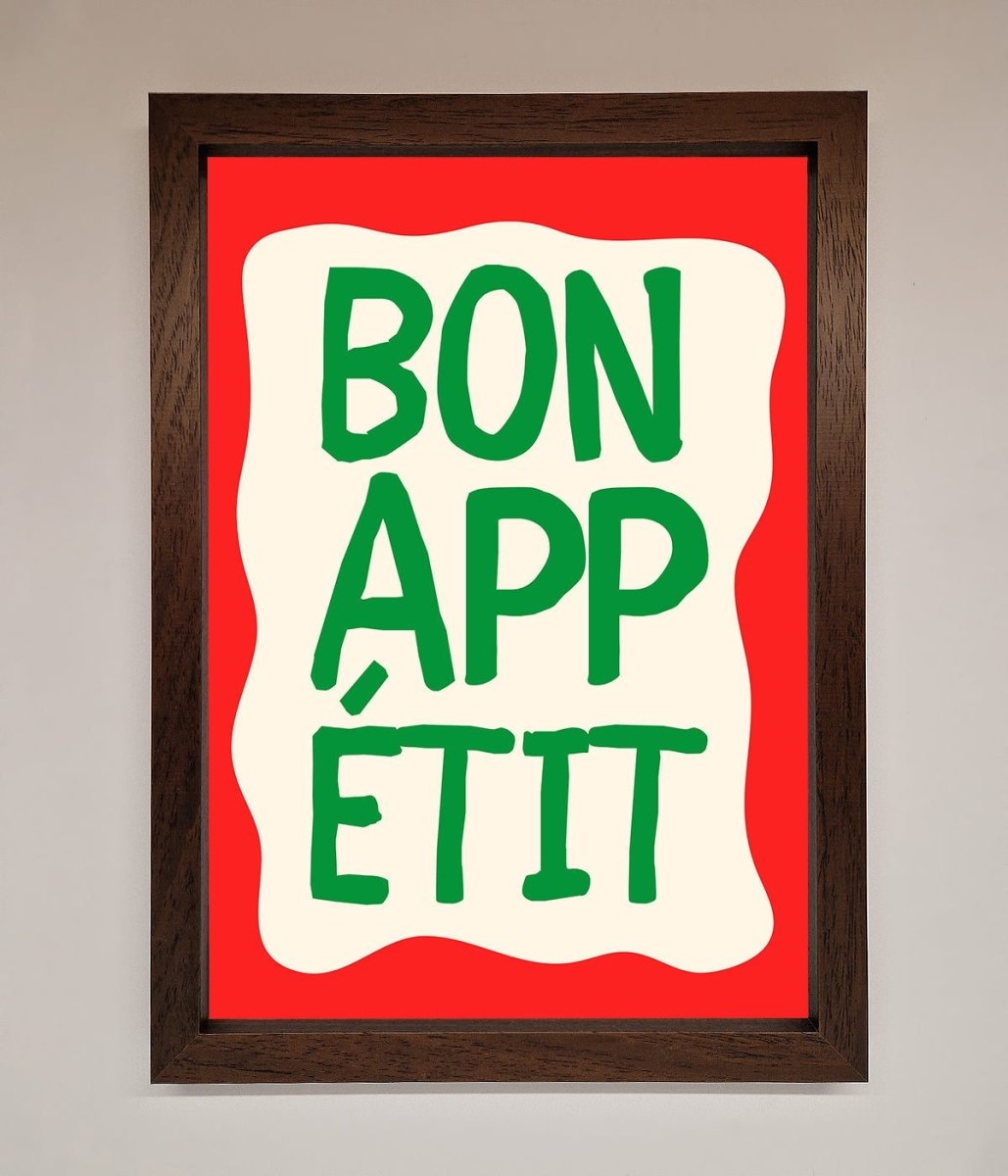 Bonappetit Framed Poster - Zestio