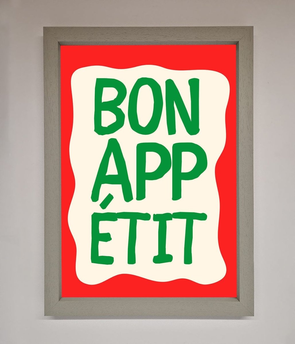 Bonappetit Framed Poster - Zestio