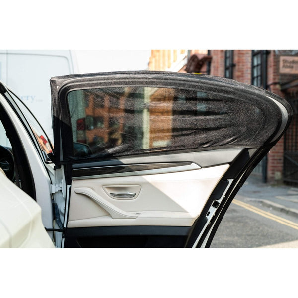 Children's Window Shades With UVA UVB Protection Covers Side Rear Window Quality Stretch Material Car Sun Shade 2pcs