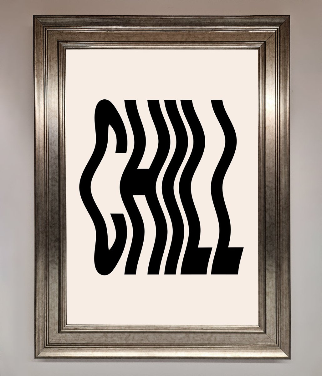 Chill Beige Framed Poster - Zestio