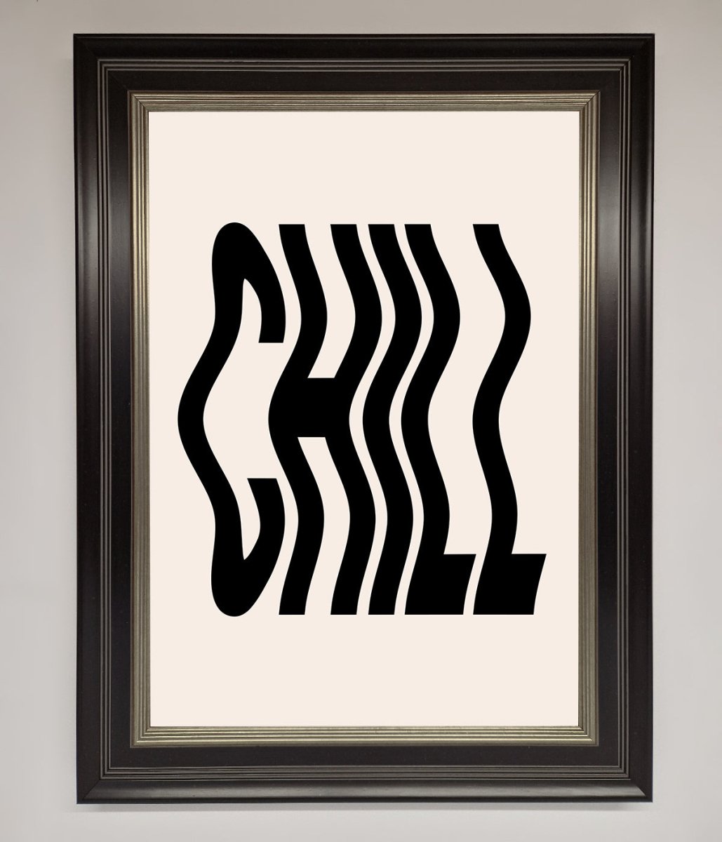 Chill Beige Framed Poster - Zestio