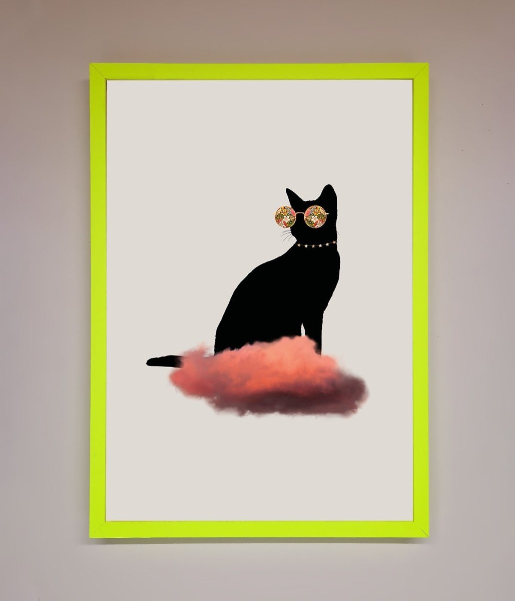 Cloud Cat Framed Poster - Zestio