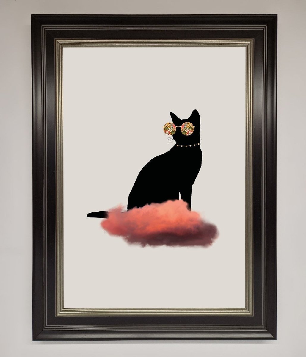 Cloud Cat Framed Poster - Zestio