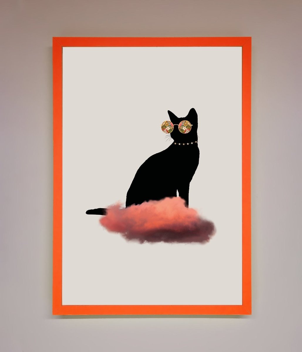 Cloud Cat Framed Poster - Zestio