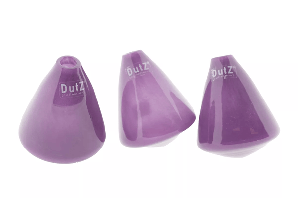 TUMBLING VASE - H12 D10 cm - VIOLET