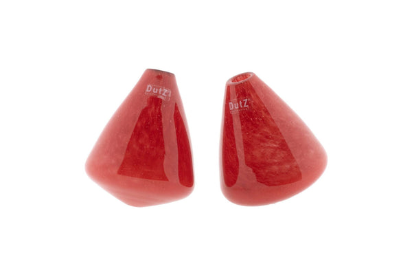 TUMBLING VASE - H12 D10 cm - RED