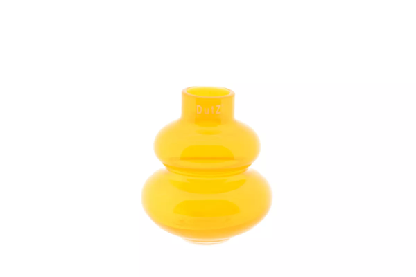 VASE SKRZYSZOW S - H16 D14 cm - ORANGE