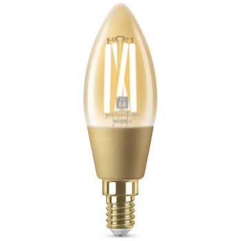 Ansell Lighting AOCTOW/C37/TW/AMB/E14  OCTO Smart 5W Tunable White Dimmable E14 C37 Amber LED Filament Candle Bulb