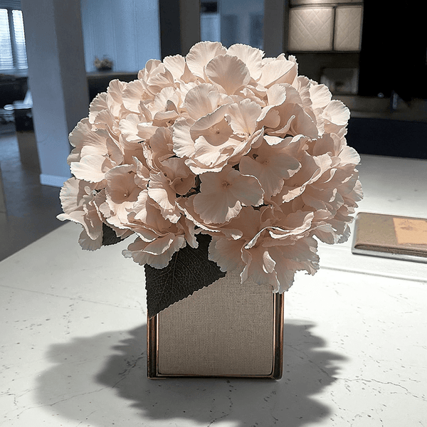 Faux Baby Pink Hydrangea Bunch of Florals