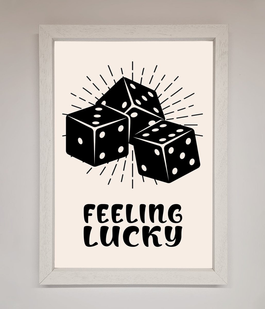 Feeling Lucky Framed Poster - Zestio