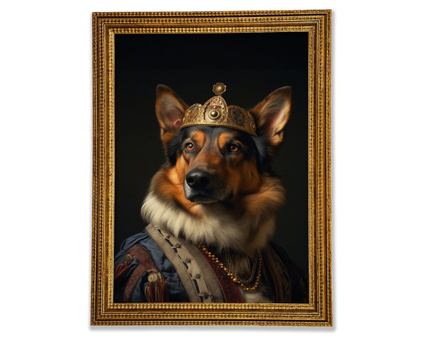 The German Shepherd Renaissance Framed Print