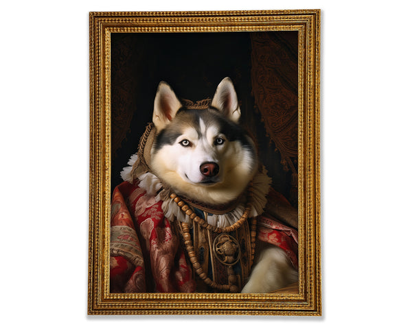 The Husky Renaissance Framed Print