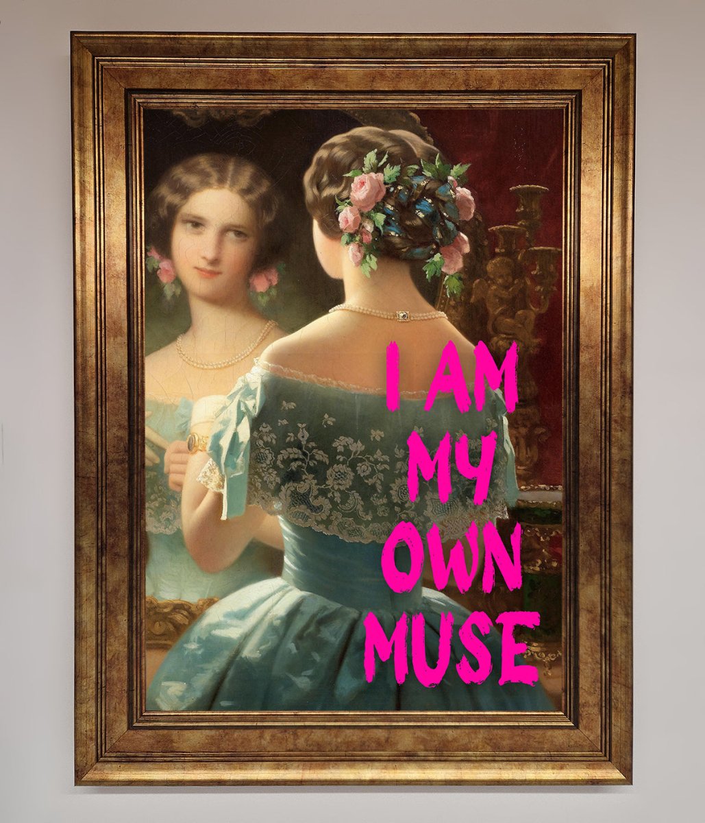 I Am My Own Muse Framed Print - Zestio