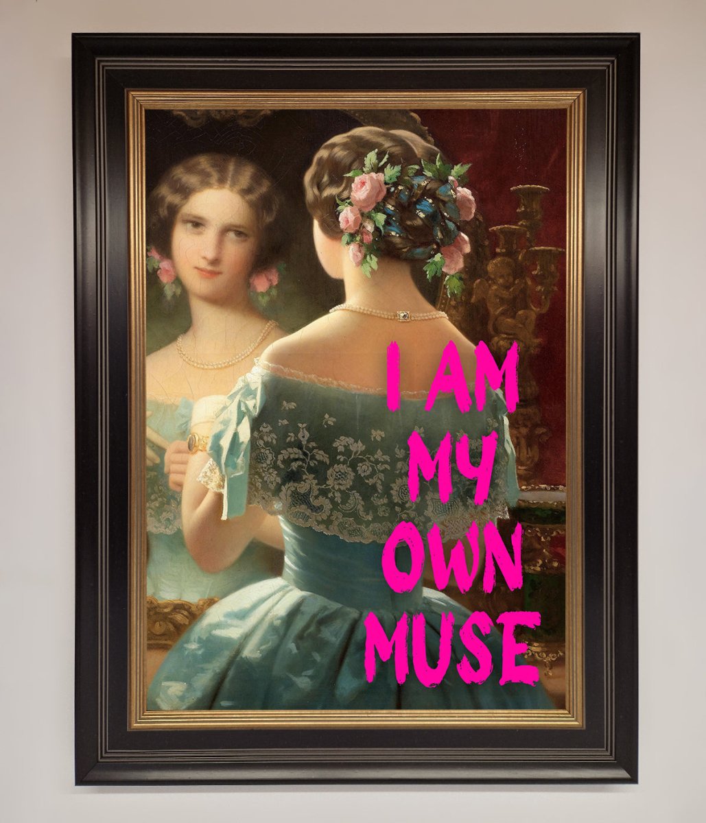I Am My Own Muse Framed Print - Zestio