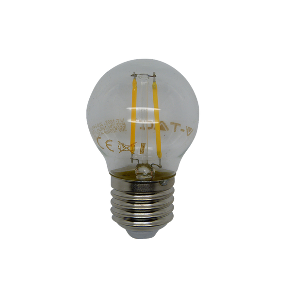 15149 - 2W ES Clear LED Filament Golf Ball