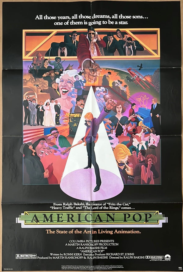 American Pop (1981) Original US One Sheet Cinema Poster