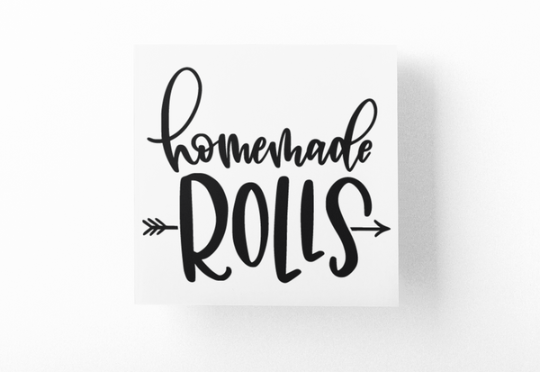 Homemade Rolls Baby Sticker