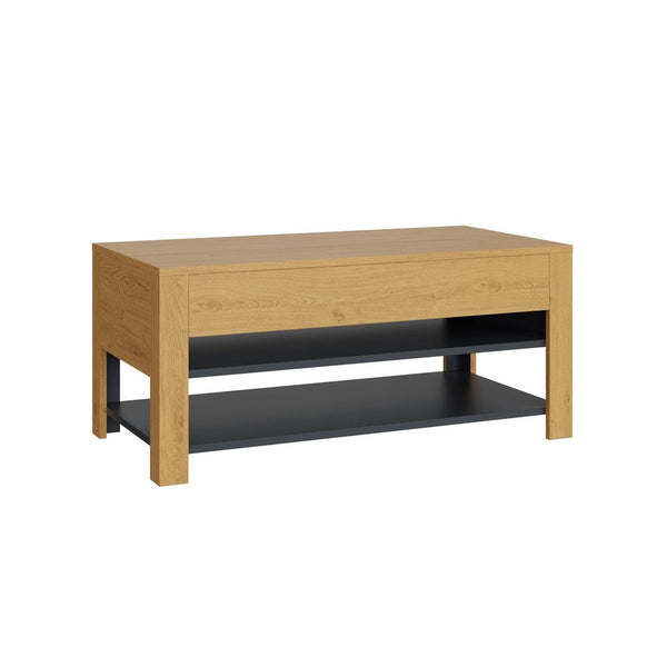 Leon Coffee Table Oak 1 Shelf