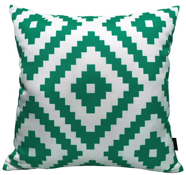 Nairobi Lime Green Outdoor Waterproof Patio Garden Cushions Durable Weather-Resistant Polyester Comfortable Hollow-Fibre Filled Versatile Indoor Outdoor Use by OLIVIA ROCCO