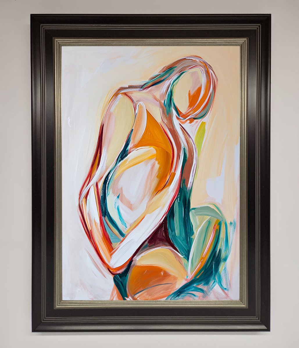 Pain Stroke Embrace Framed Poster - Zestio