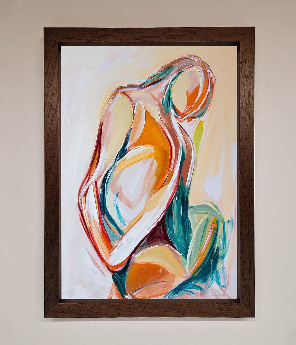 Pain Stroke Embrace Framed Poster - Zestio