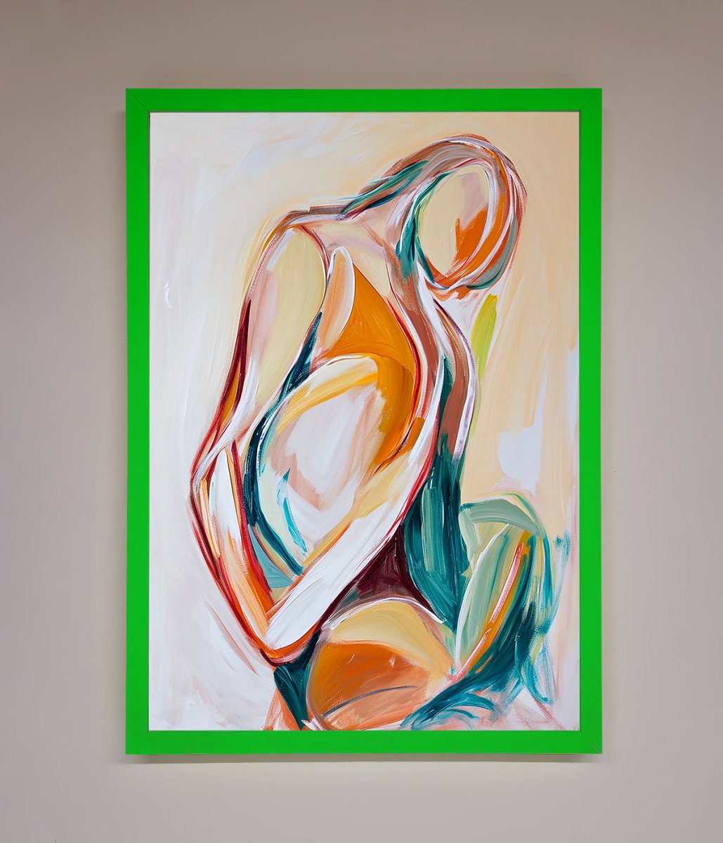 Pain Stroke Embrace Framed Poster - Zestio