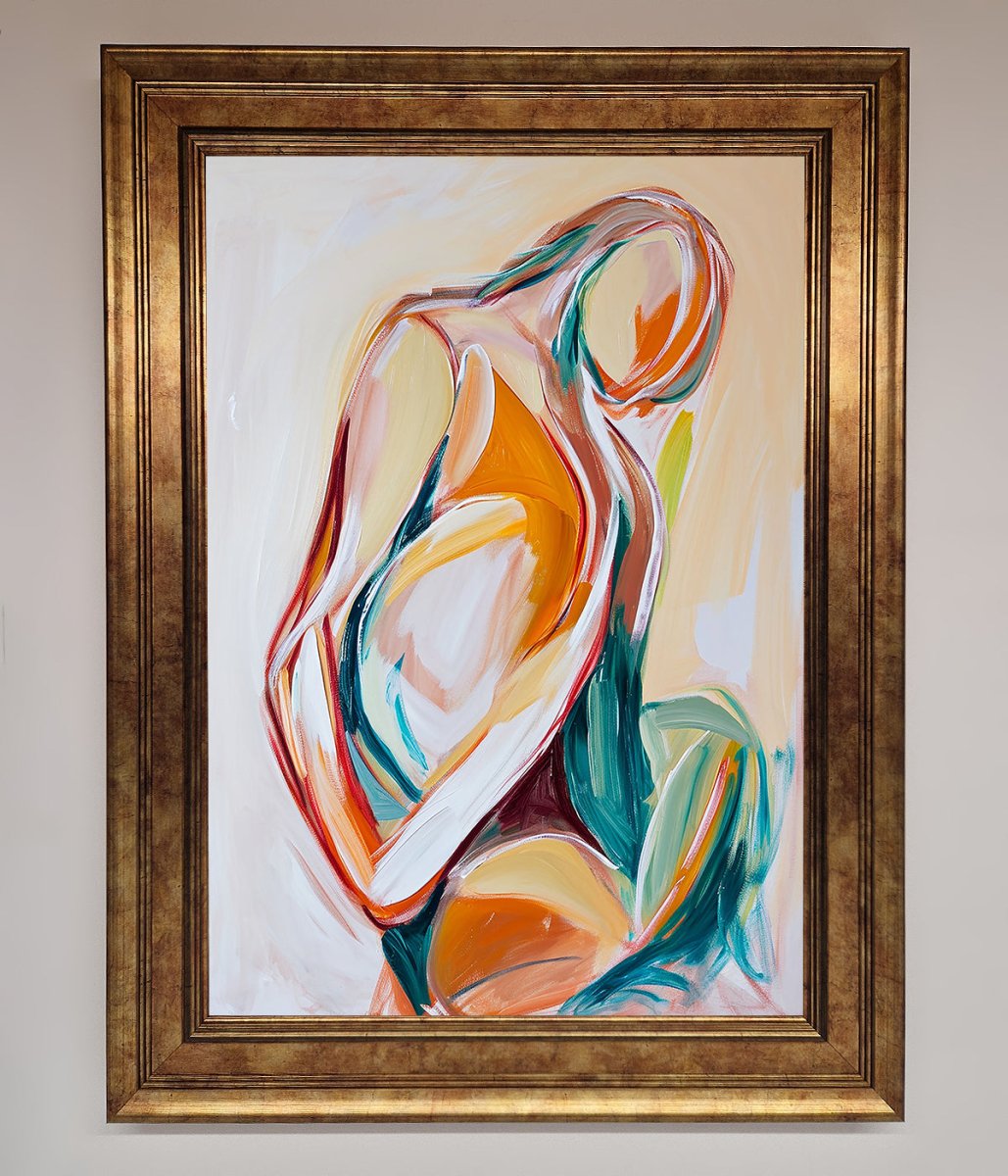 Pain Stroke Embrace Framed Poster - Zestio