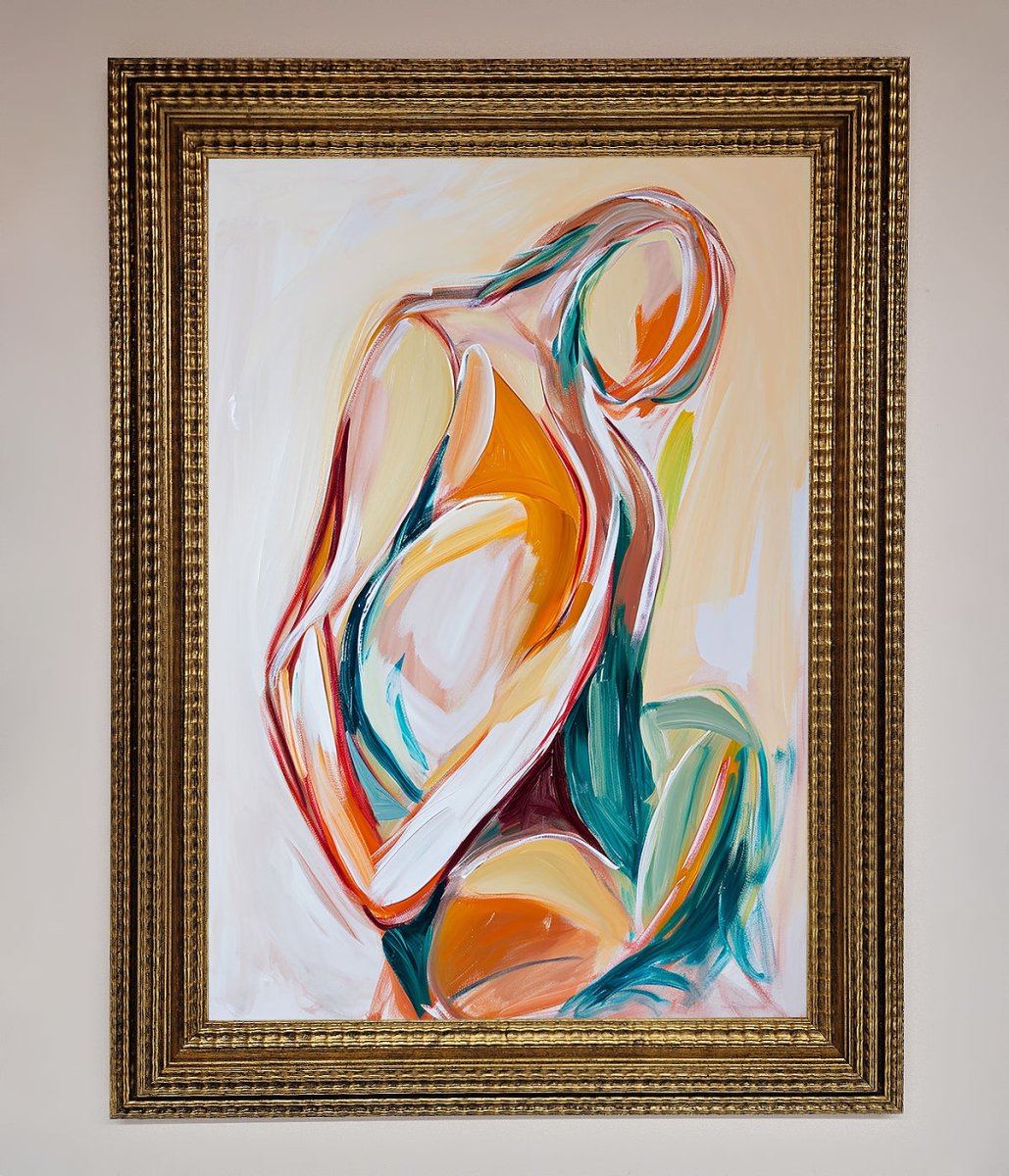 Pain Stroke Embrace Framed Poster - Zestio