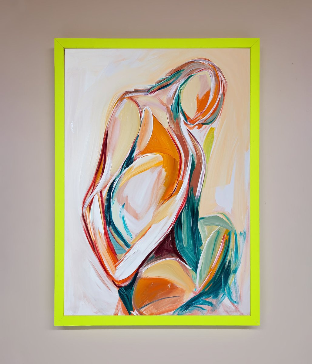 Pain Stroke Embrace Framed Poster - Zestio