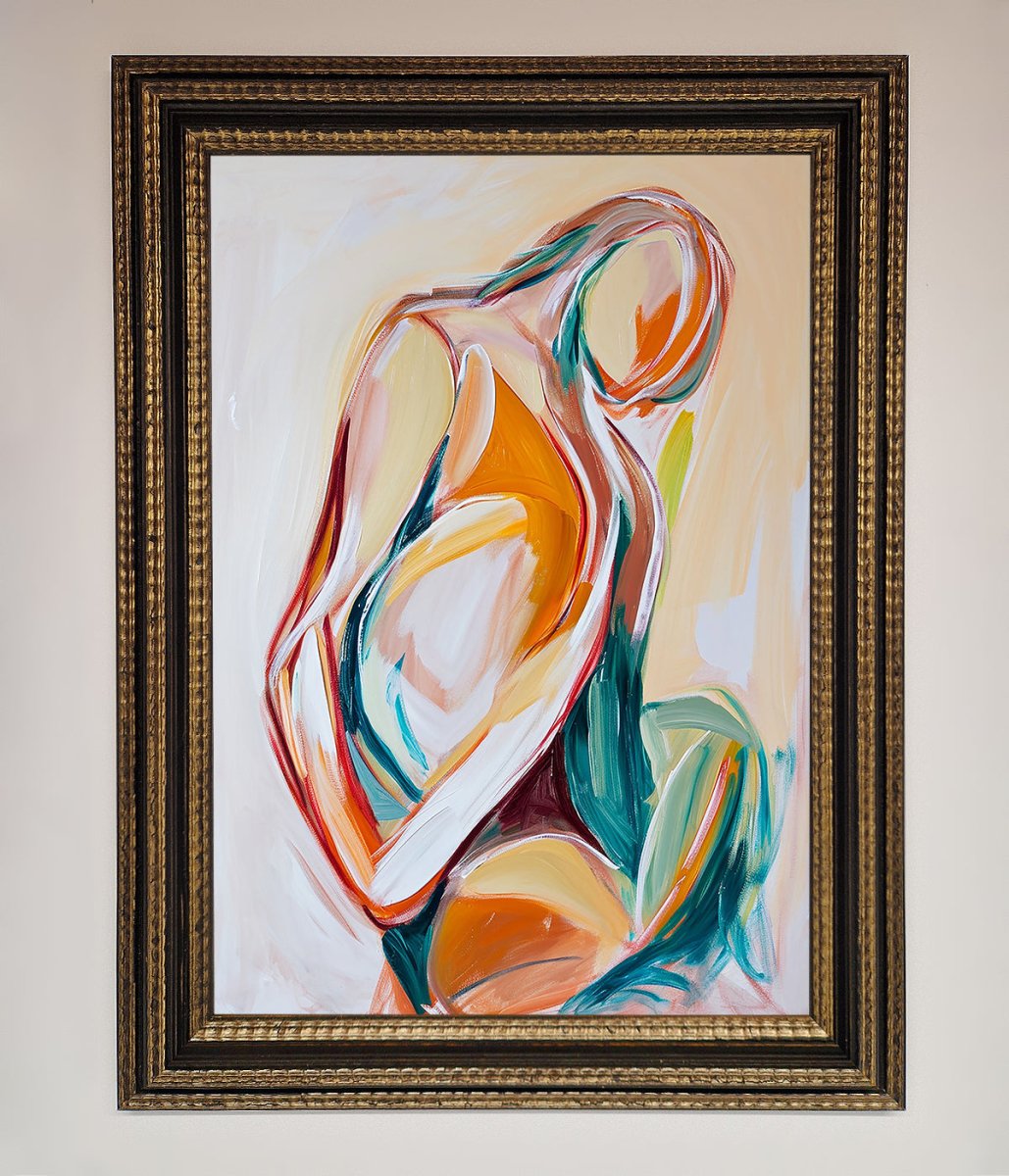 Pain Stroke Embrace Framed Poster - Zestio
