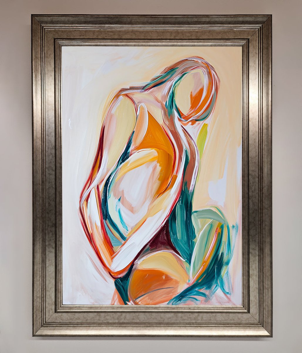 Pain Stroke Embrace Framed Poster - Zestio