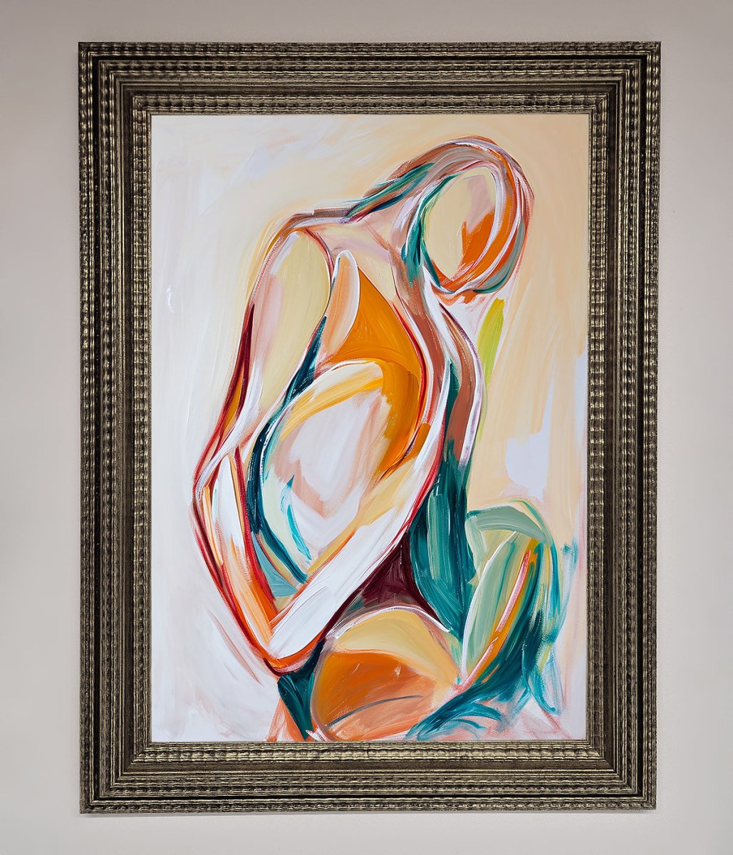 Pain Stroke Embrace Framed Poster - Zestio