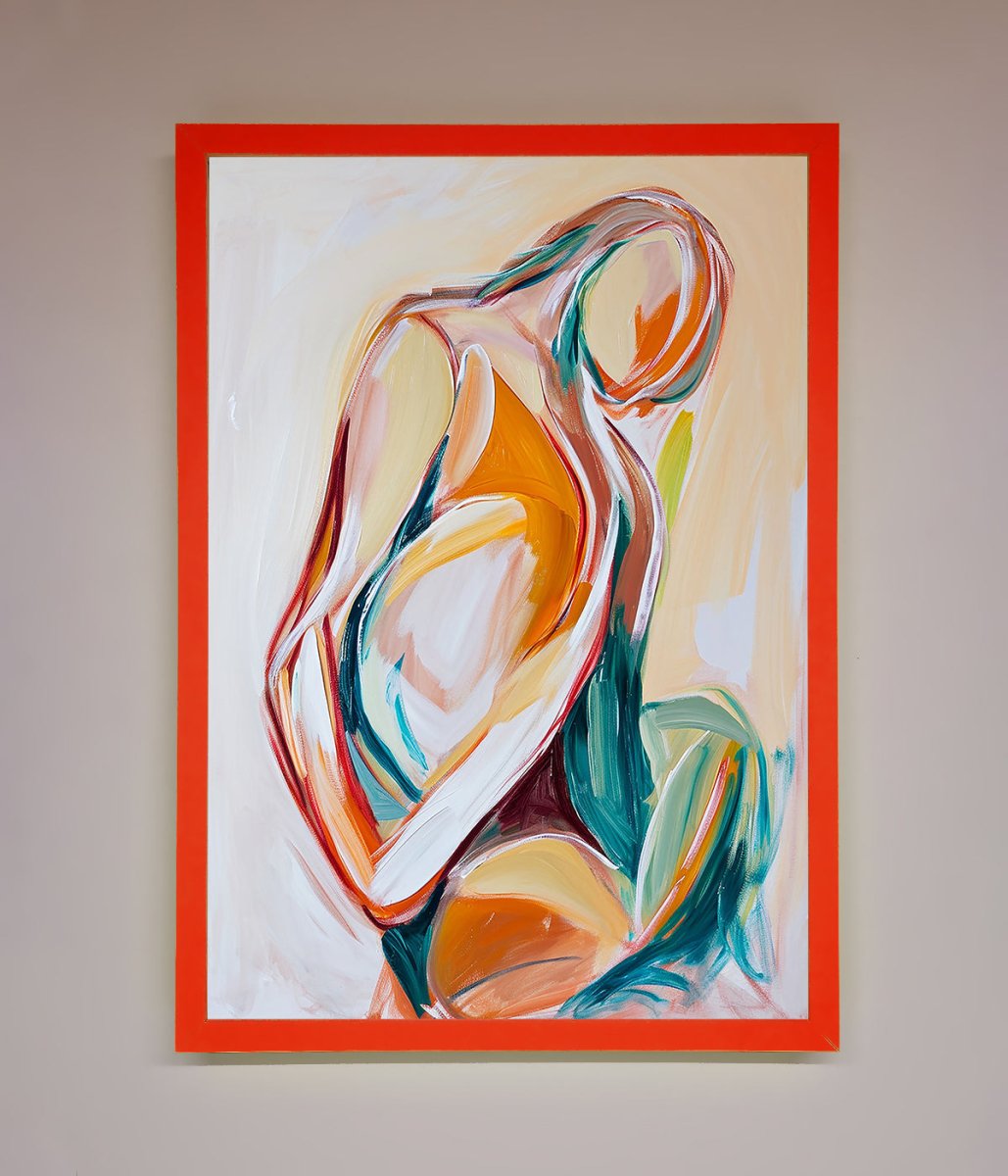 Pain Stroke Embrace Framed Poster - Zestio