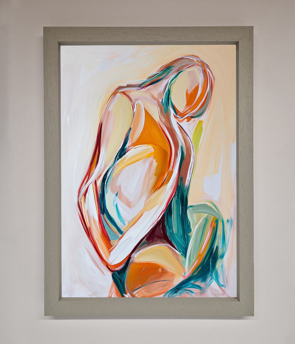 Pain Stroke Embrace Framed Poster - Zestio