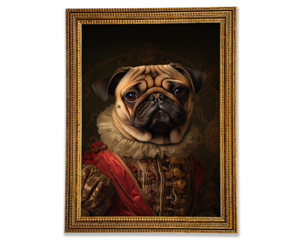 The Pug Renaissance Framed Print