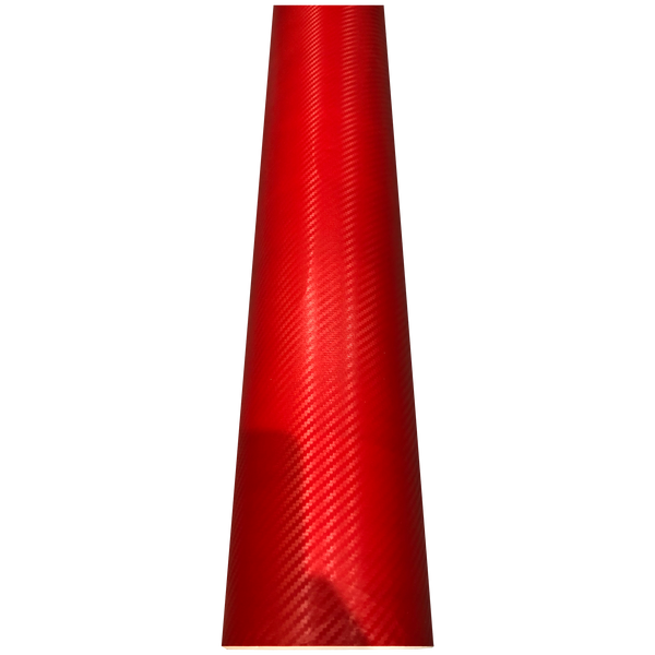 Red Carbon Fibre Vinyl Roll 700mm Wide