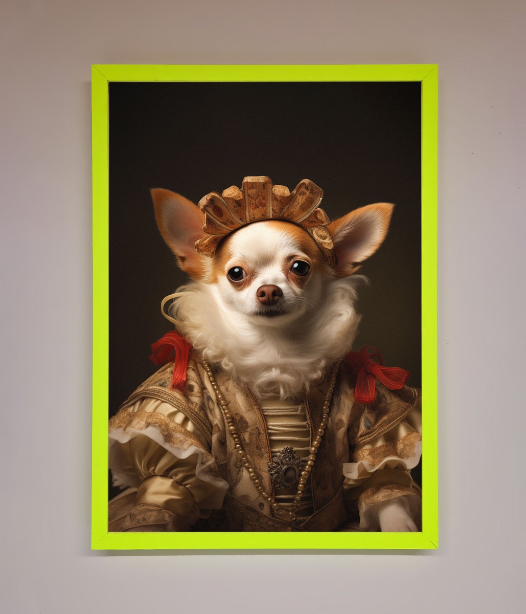Renaissance Chihuahua Framed Print - Zestio