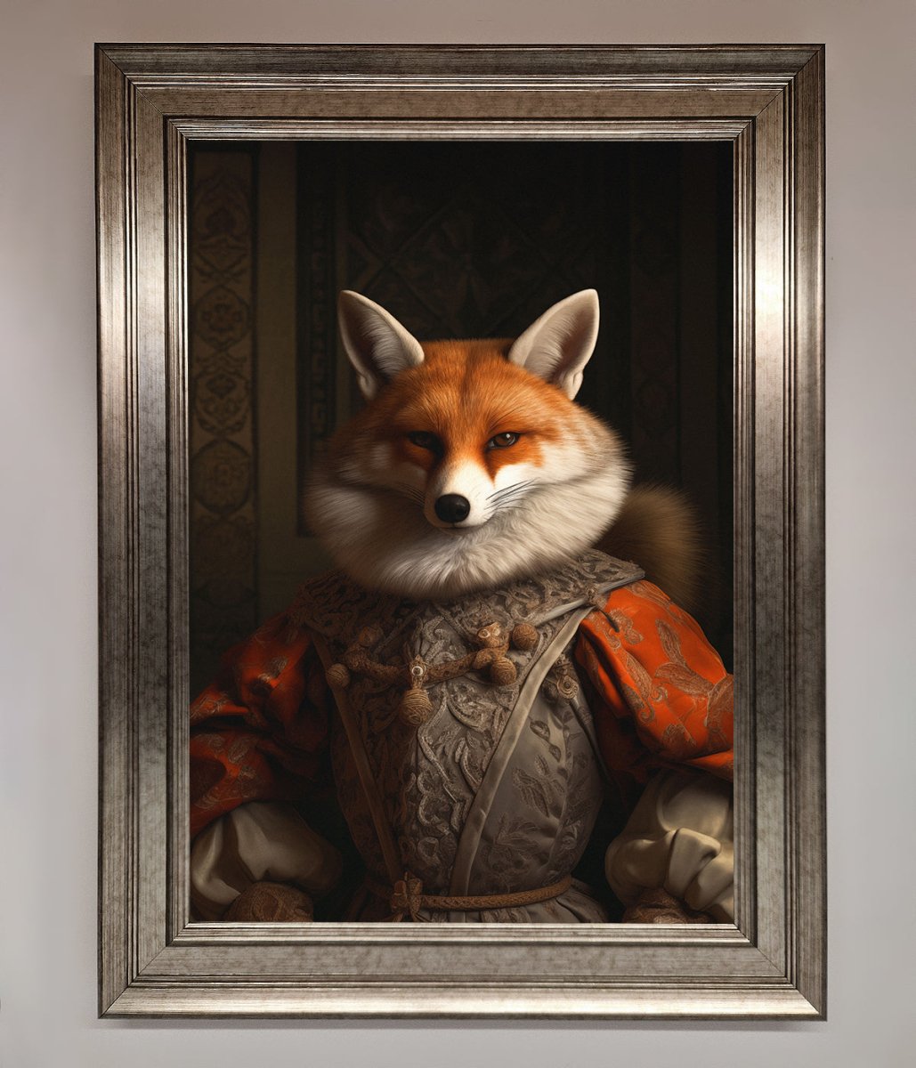 Renaissance Fox Framed Poster - Zestio