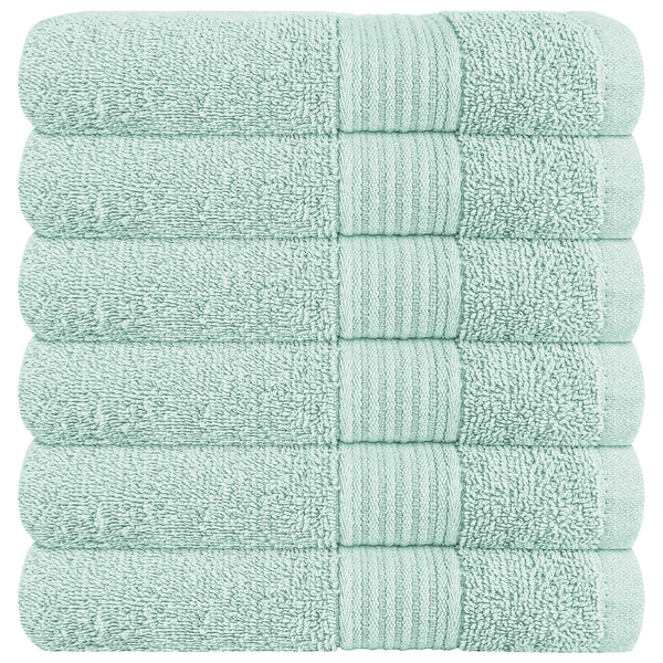 Rhodes Towel Seafoam 100% Cotton Hotel Quality Soft Super Absorbent Hand Bath Towels, Sheets & Face Cloths by OLIVIA ROCCO