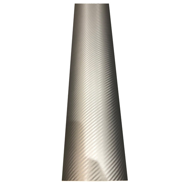 Silver Carbon Fibre Vinyl Roll 700mm Wide