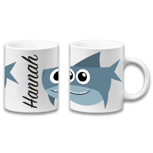 Adorable Shark Sea Animal Personalised Your Name Gift Mug