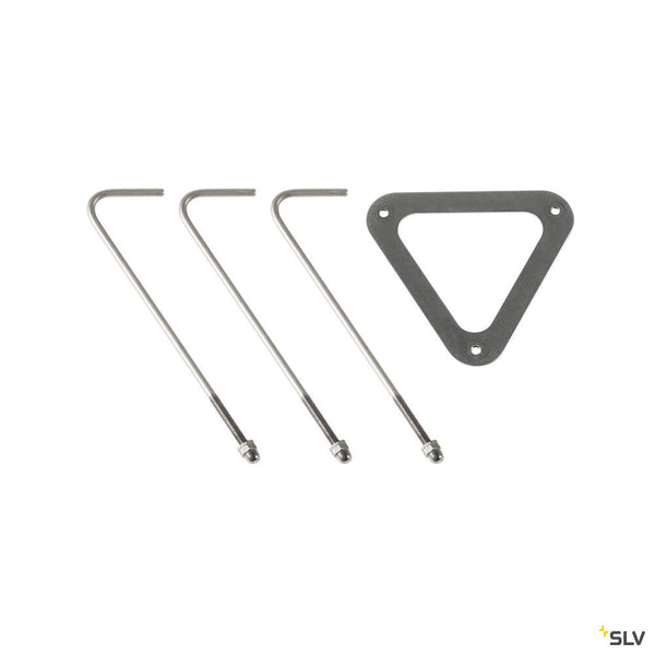 SLV 232085 - CONCRETE ANCHOR, for PHOTONIA pathway and floor stand, stainless steel