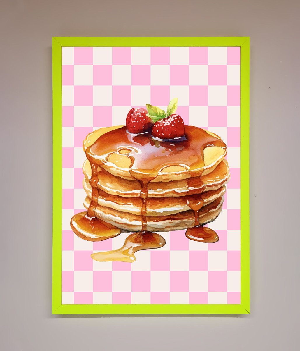 Syrup Pankcakes Framed Print - Zestio