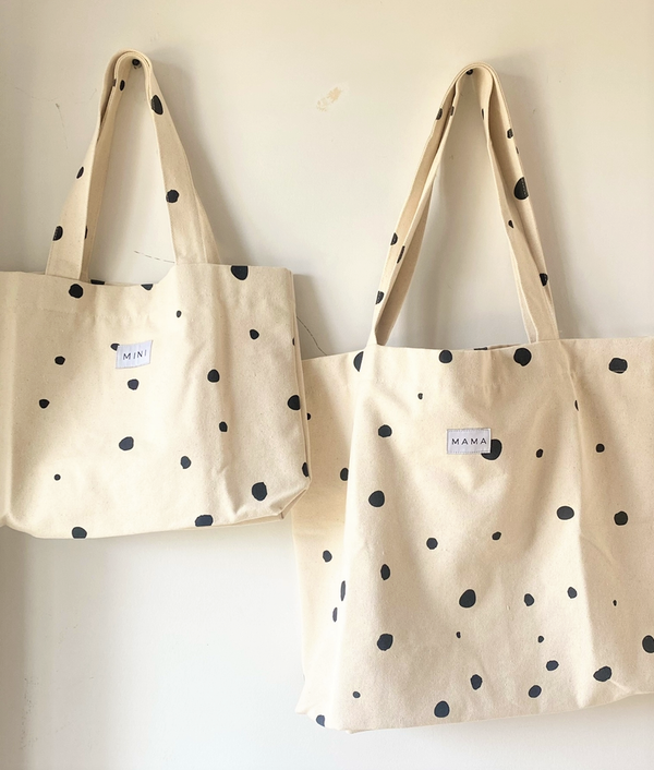 Mama and Mini Canvas Bags/ Tote Bags
