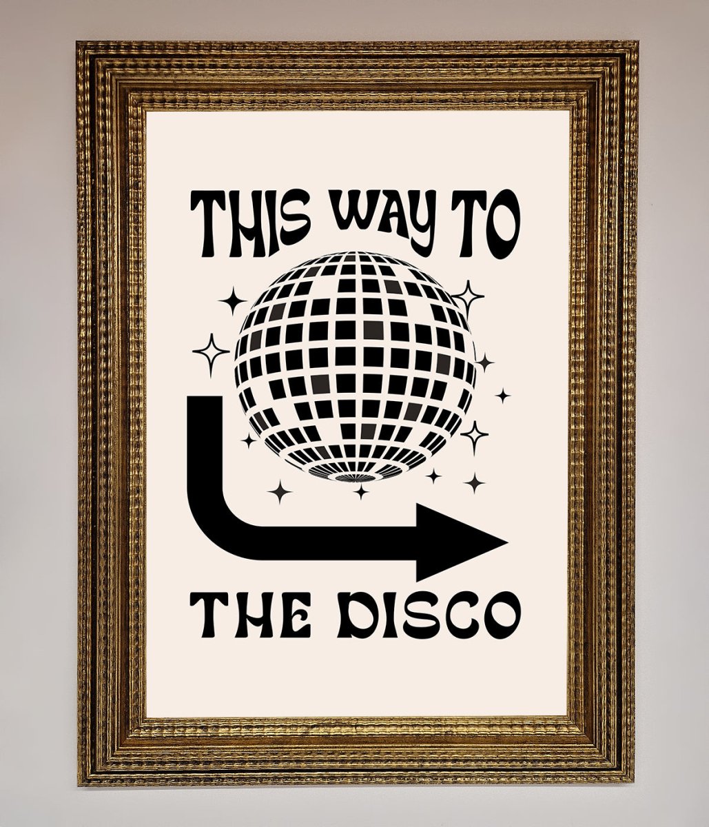 To The Disco Framed Poster - Zestio