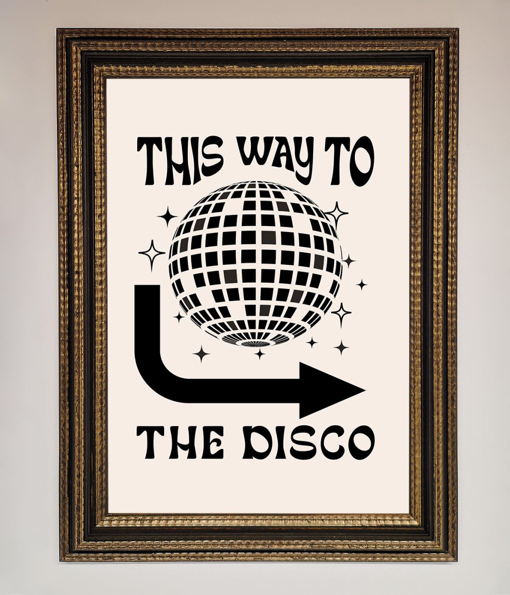 To The Disco Framed Poster - Zestio