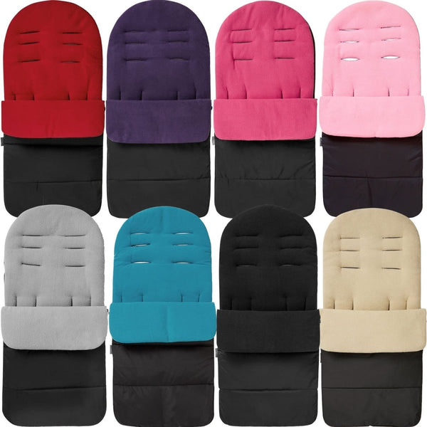 Universal Premium Pushchair Footmuff / Cosy Toes - Fits All Pushchairs / Prams And Buggies