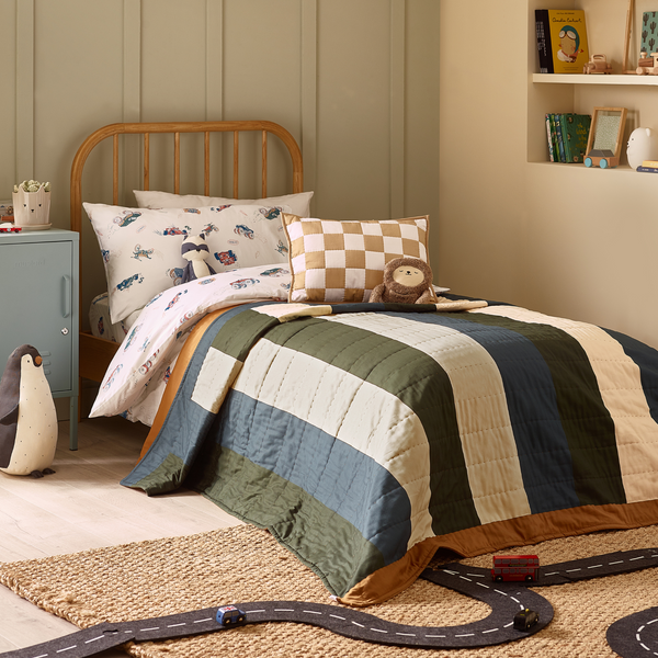 Vehicles Organic Cotton Quilt