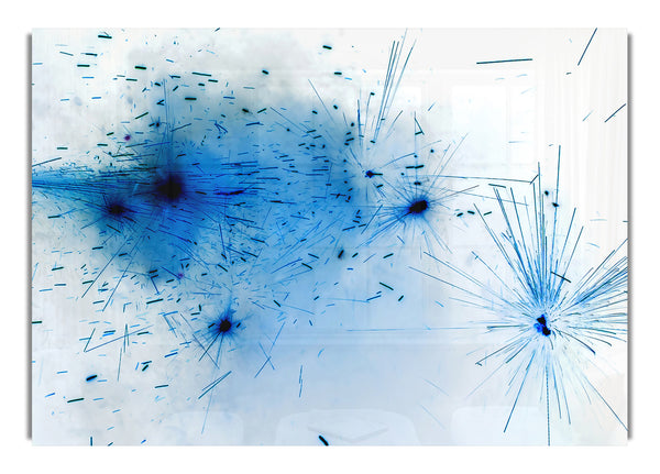 Blue Fireworks