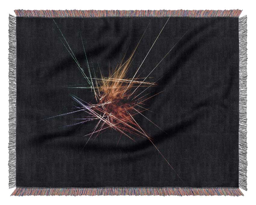 Rainbow Blast Woven Blanket